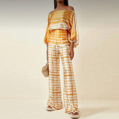 Chic summer relaxed two-piece set for women -10