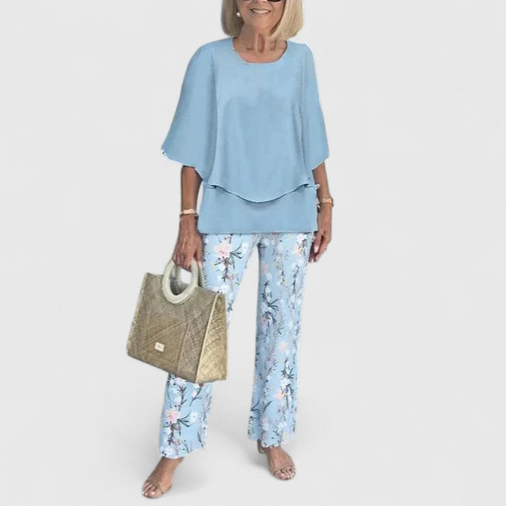 Elegant tailored two-piece set for women | Martha -9