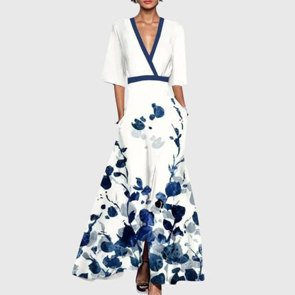 Elegant classic everyday dress for women | Leila -5