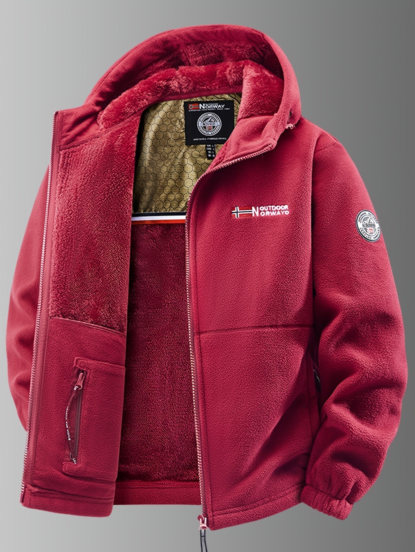 Thermal fleece winter jacket for men | Nathaniel -5
