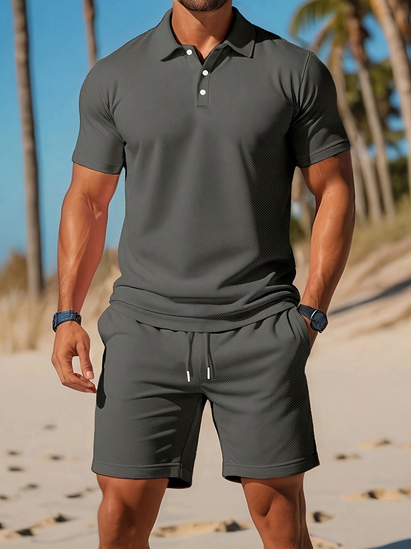 Classic premium casual everyday co-ord set for men | Lance -9
