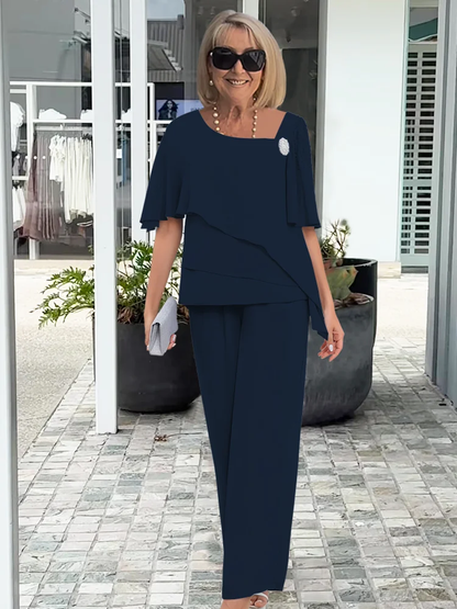 Elegant formal two-piece tailored set for women | Beatrice -4