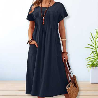 Relaxed everyday casual dress for women | Jacqueline -3