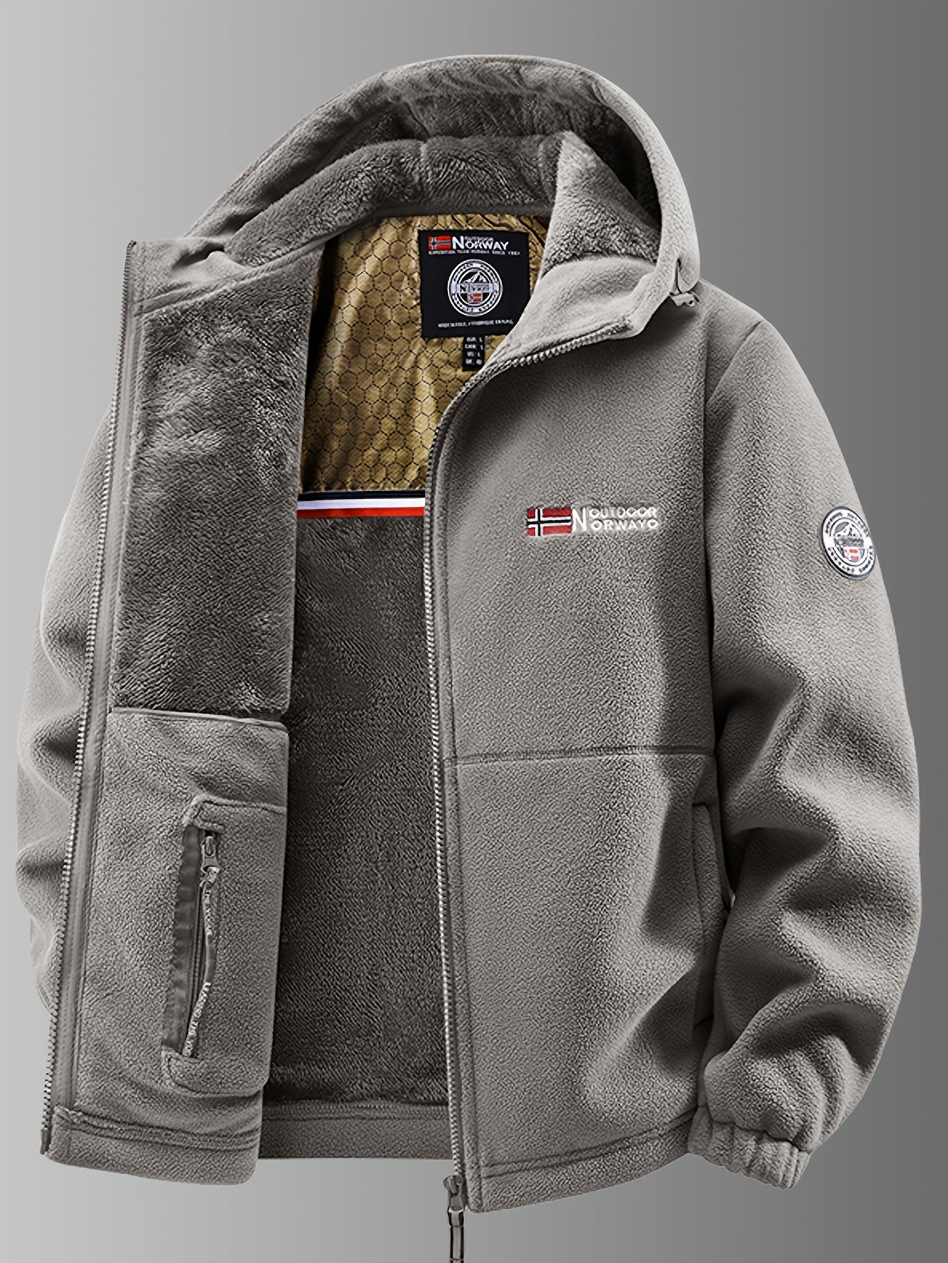 Thermal fleece winter jacket for men | Nathaniel -3