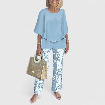 Elegant tailored two-piece set for women | Martha -11