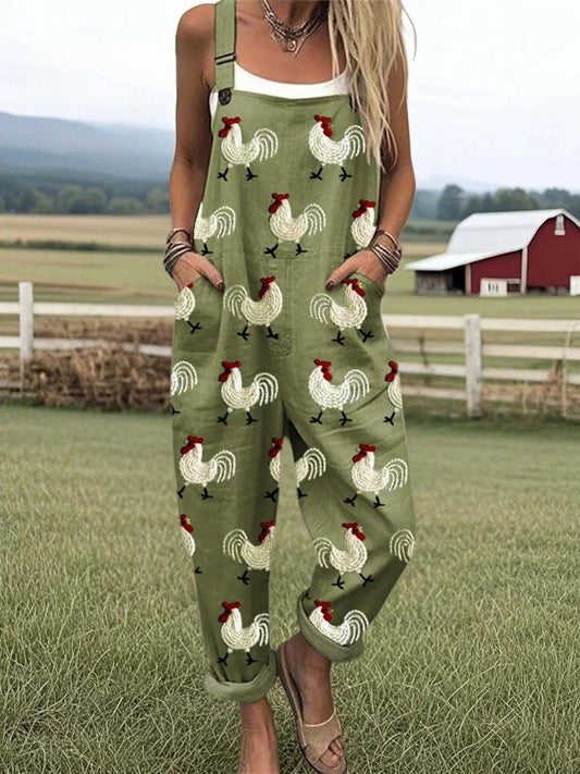 Slim Casual printed jumpsuit for women | Rise & Roost