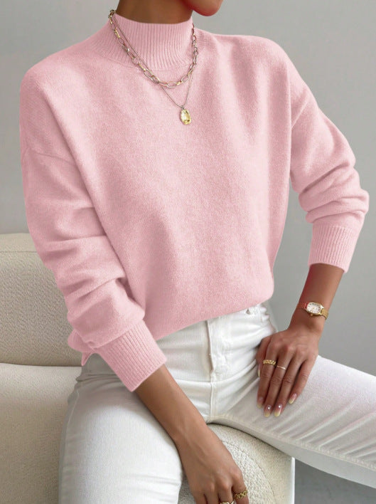 Soft cosy cashmere-blend jumper for women | Monaco -11