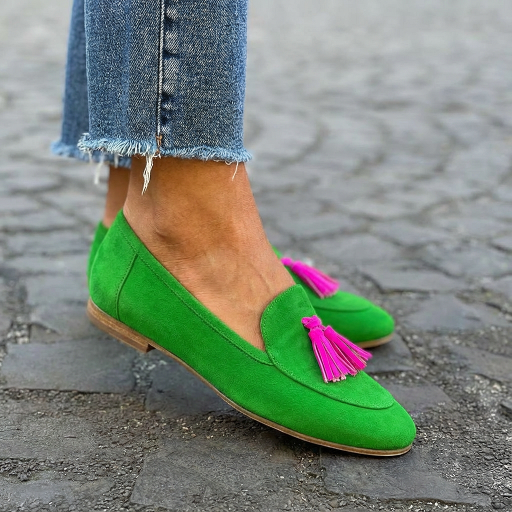Classic Tassel-embellished loafers with playful detailing for women | Mandy