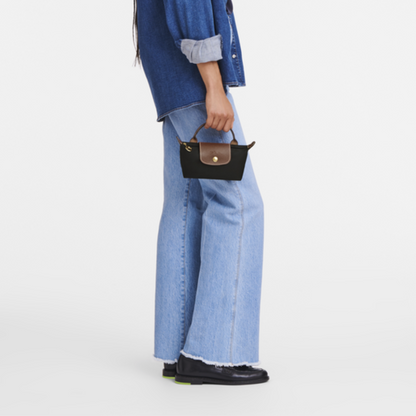 Stashing Elan mini pouch bag with strap for women | Longchamp