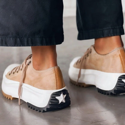 Responsive Low-top shoes with thick sole for women | Gianna