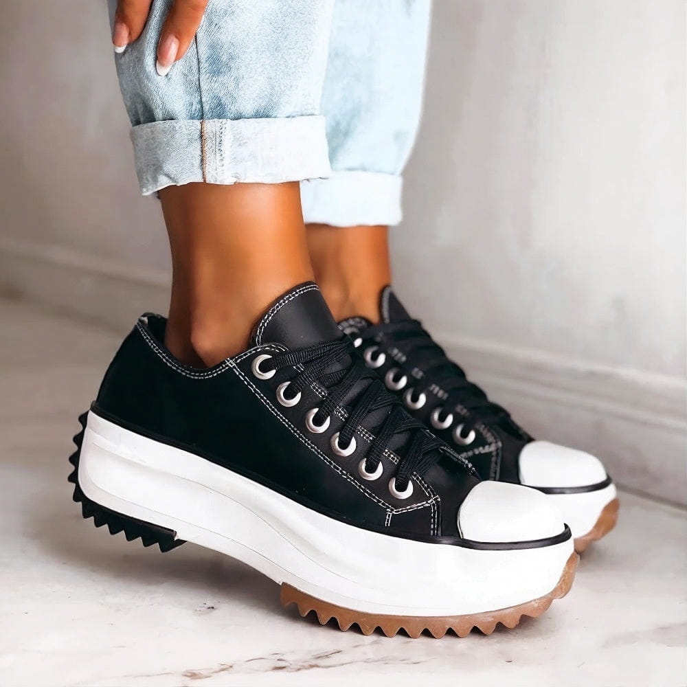 Responsive Low-top shoes with thick sole for women | Gianna