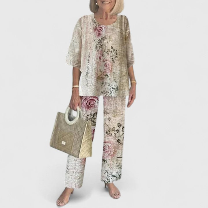 Elegant tailored two-piece set for women | Martha -12