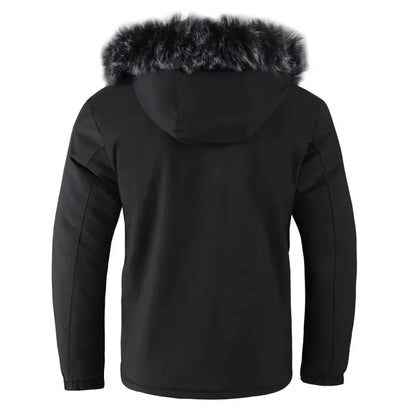Warm classic quilted puffer jacket for men -8