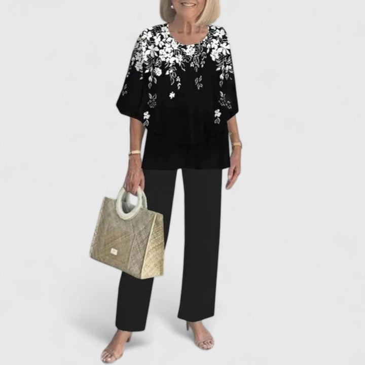 Elegant tailored two-piece set for women | Martha -13