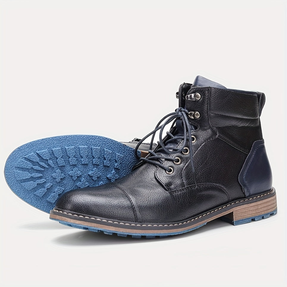 Classic heritage leather brogue boots for men | Maxwell -10