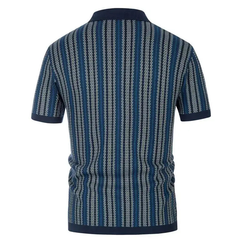 Classic button-down polo shirt for men | Carlo Mancini -7
