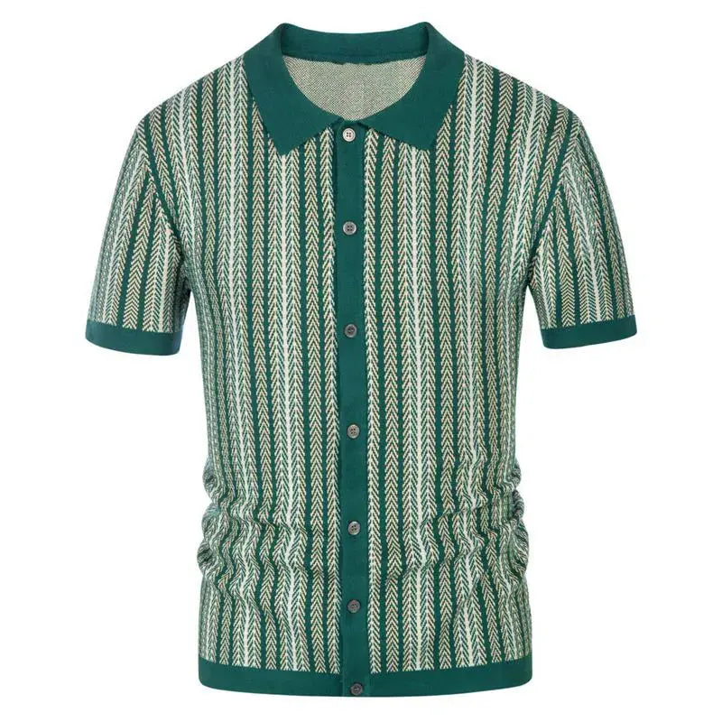 Classic button-down polo shirt for men | Carlo Mancini -10