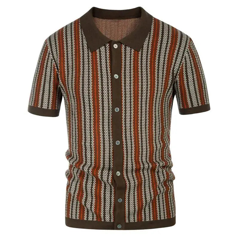 Classic button-down polo shirt for men | Carlo Mancini -2