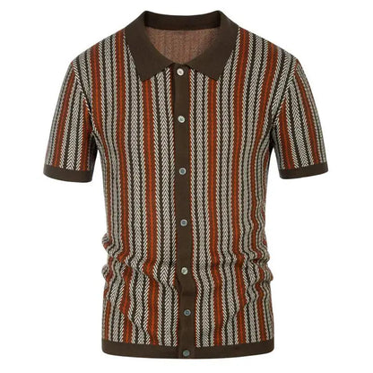 Classic button-down polo shirt for men | Carlo Mancini -2