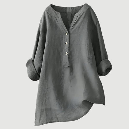 Relaxed everyday tunic top for women | Lea -3