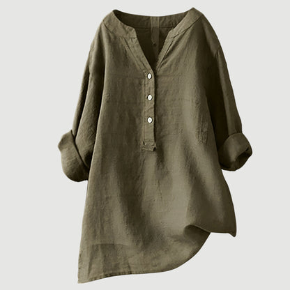 Relaxed everyday tunic top for women | Lea -8