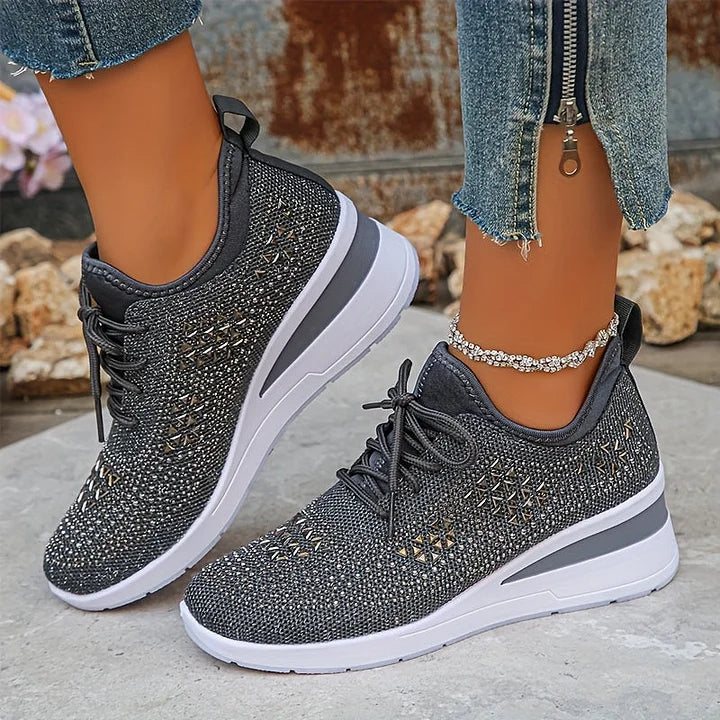 Driven Supportive sneakers with sparkling detail for women | Bonnie