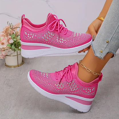 Driven Supportive sneakers with sparkling detail for women | Bonnie