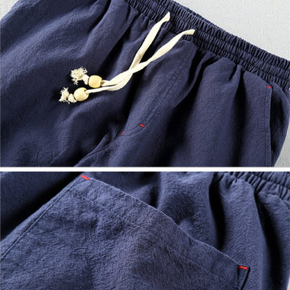Straight-leg drawstring trousers for men | Daichi -10
