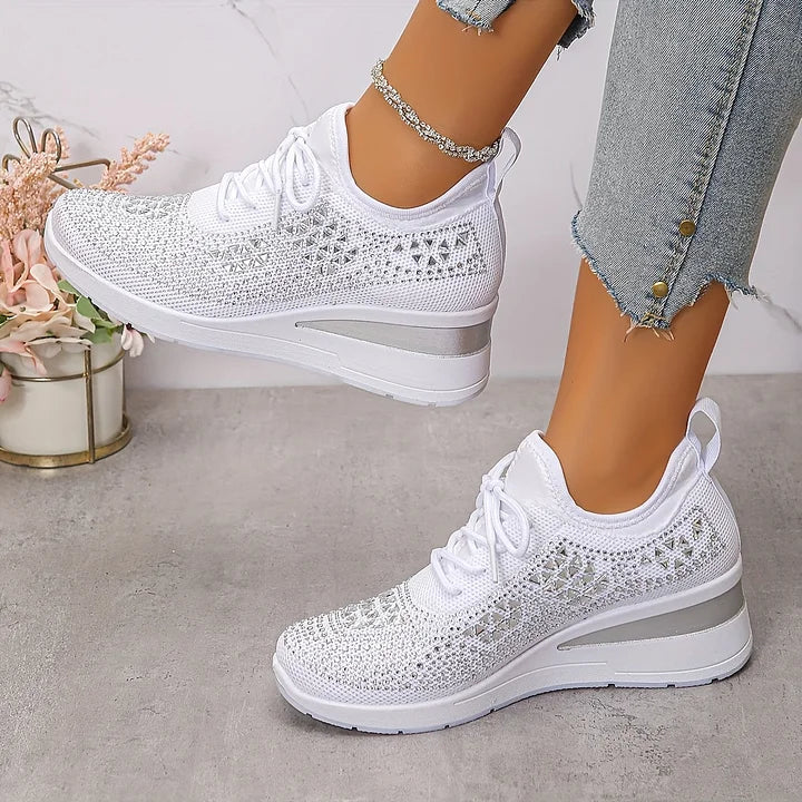 Driven Supportive sneakers with sparkling detail for women | Bonnie