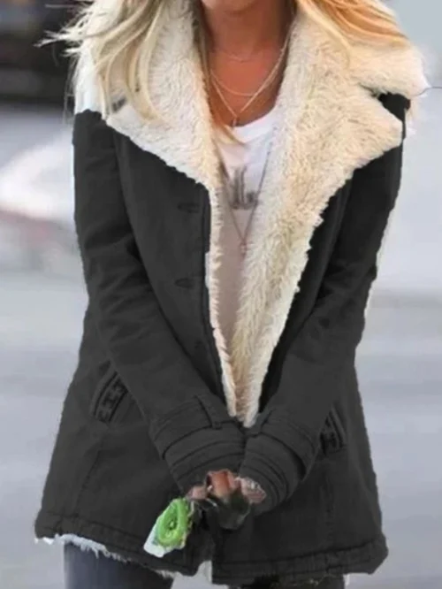 Cosy soft-lined winter jacket for women -9