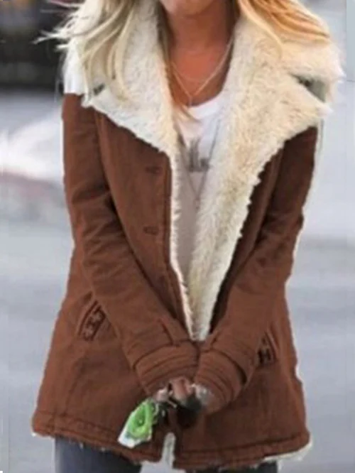 Cosy soft-lined winter jacket for women -8