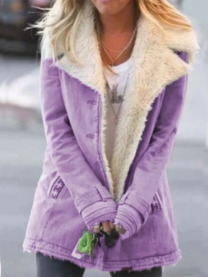 Cosy soft-lined winter jacket for women -6