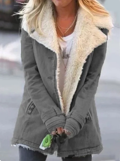 Cosy soft-lined winter jacket for women -5