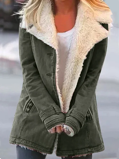 Cosy soft-lined winter jacket for women -4