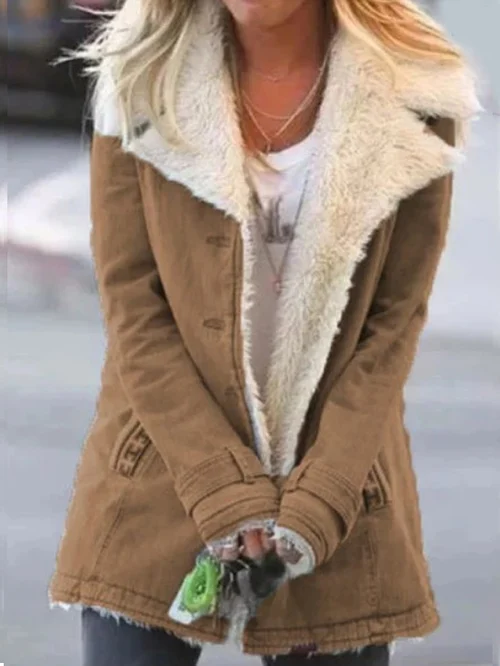 Cosy soft-lined winter jacket for women -3