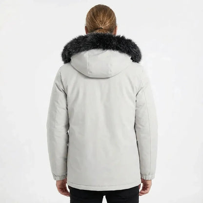 Warm classic quilted puffer jacket for men -2