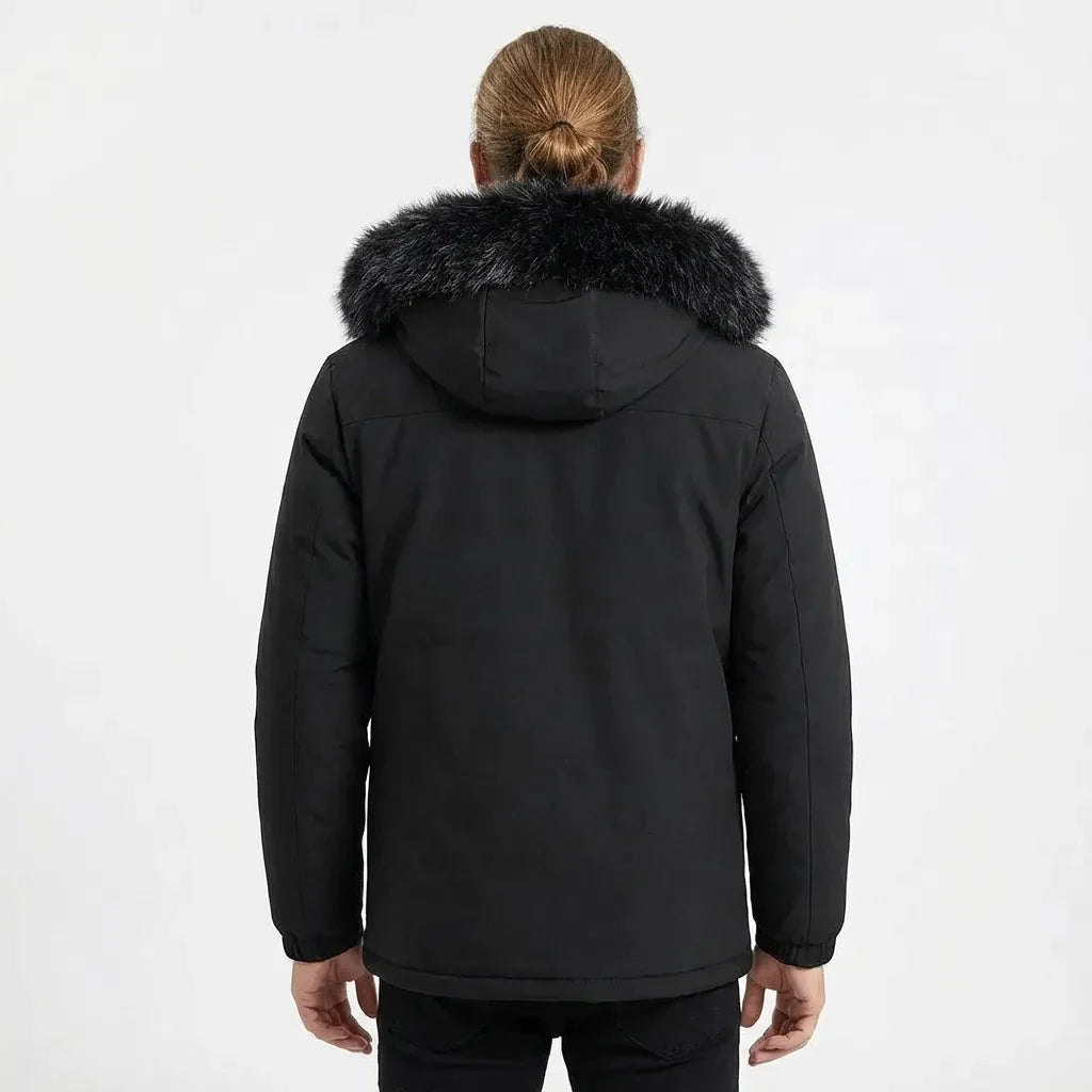 Warm classic quilted puffer jacket for men -6