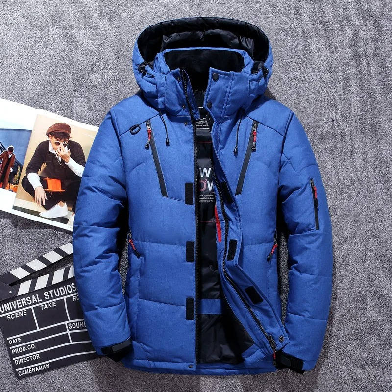 Warm waterproof insulated winter parka for men -1