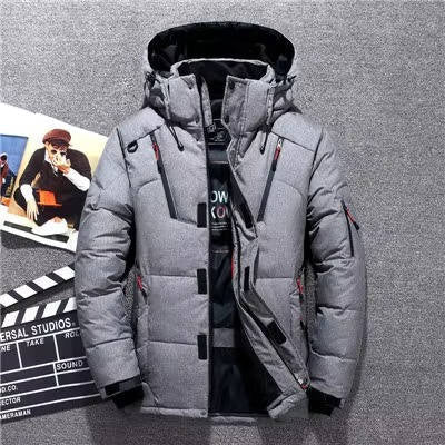 Warm waterproof insulated winter parka for men -3