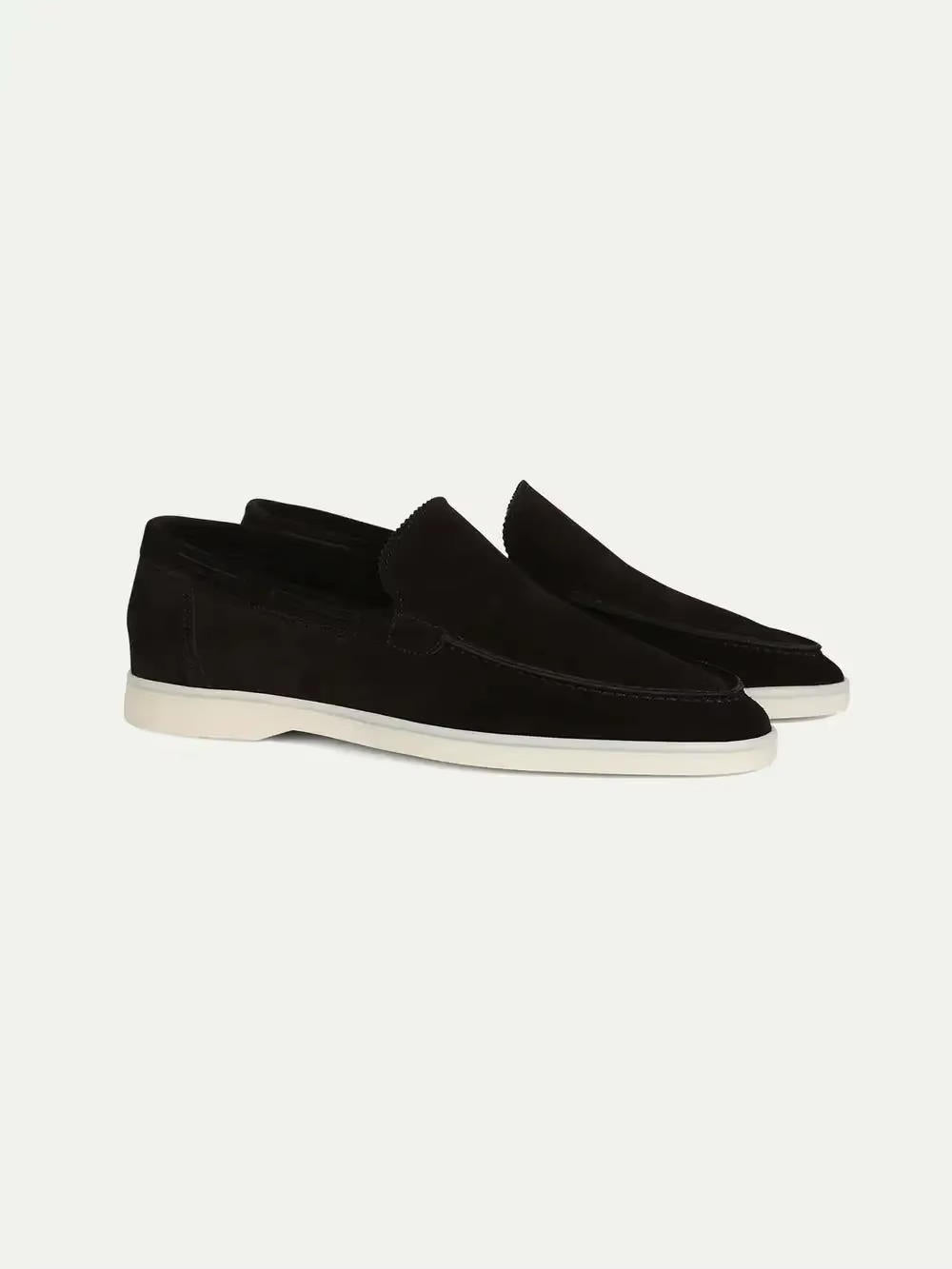 Smart suede slip-on yacht loafers for men -2
