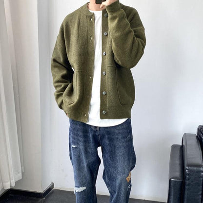 Classic relaxed everyday cardigan sweater for men | Everett -4