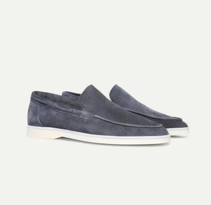 Smart suede slip-on yacht loafers for men -5