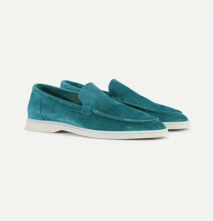 Smart suede slip-on yacht loafers for men -7