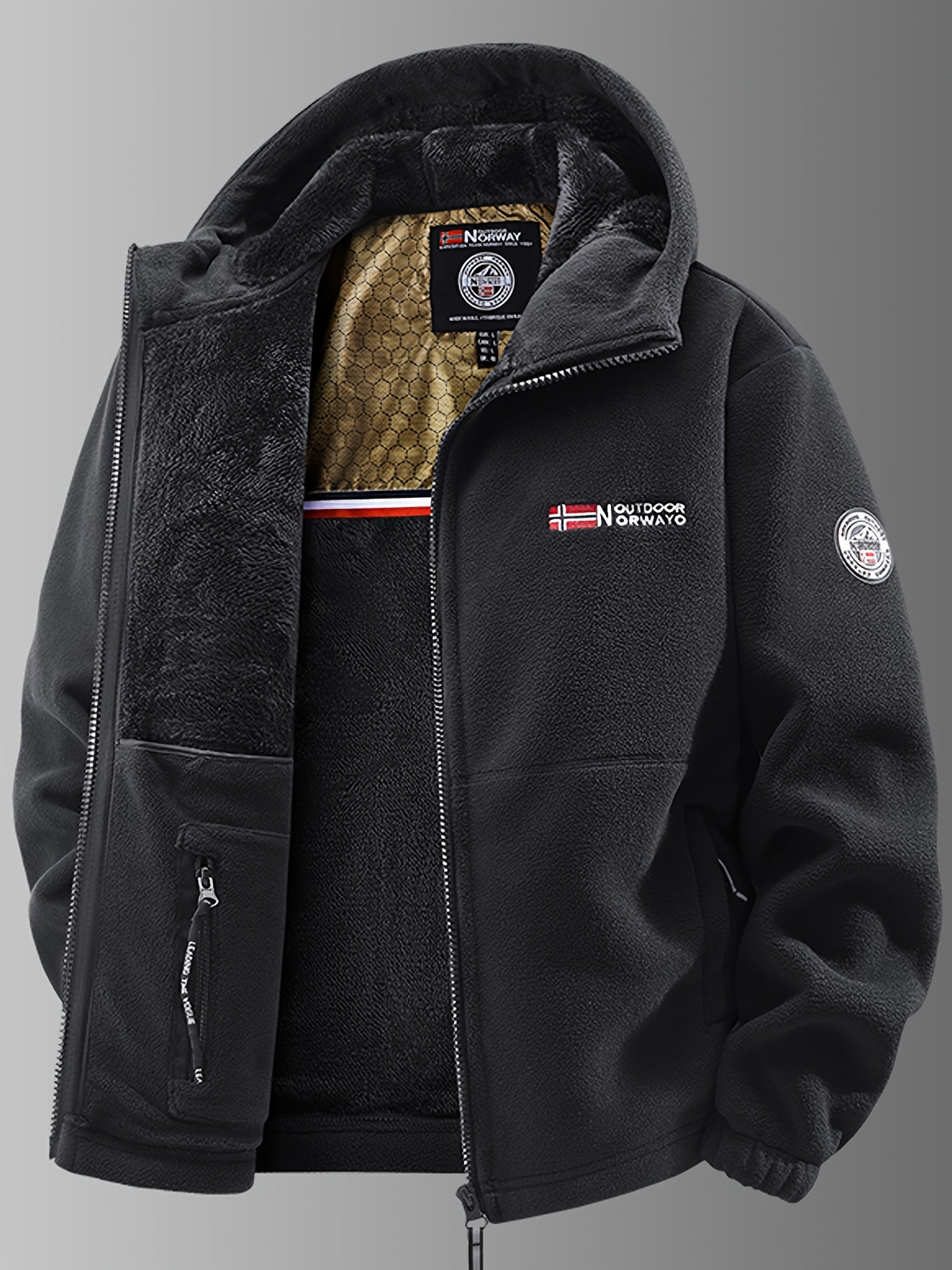 Thermal fleece winter jacket for men | Nathaniel -7