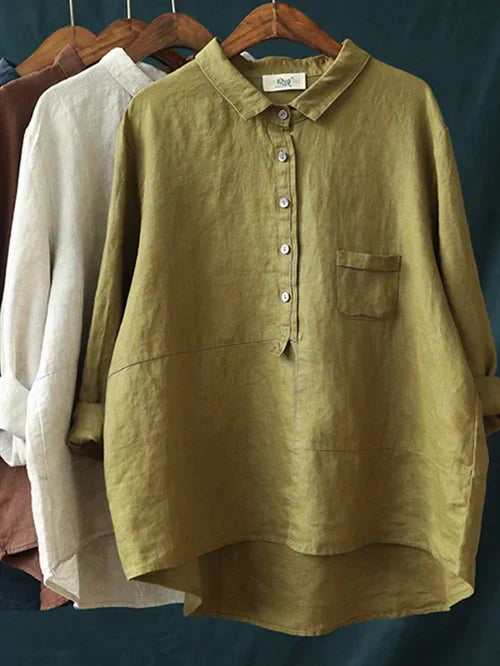 French vintage everyday blouse for women | Alice -15