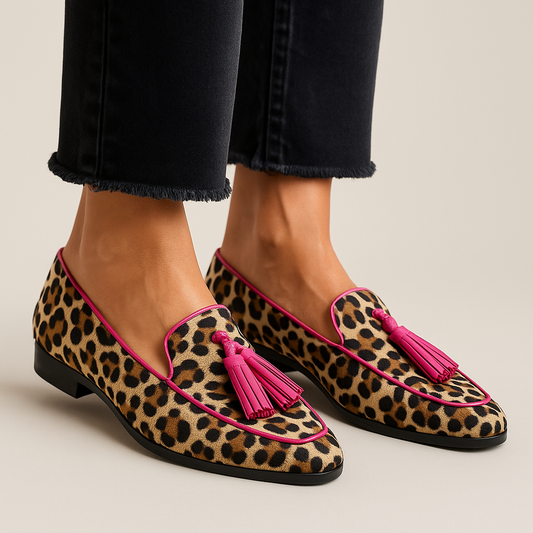 Clean Stylish tassel loafers with statement detailing for women | Lana