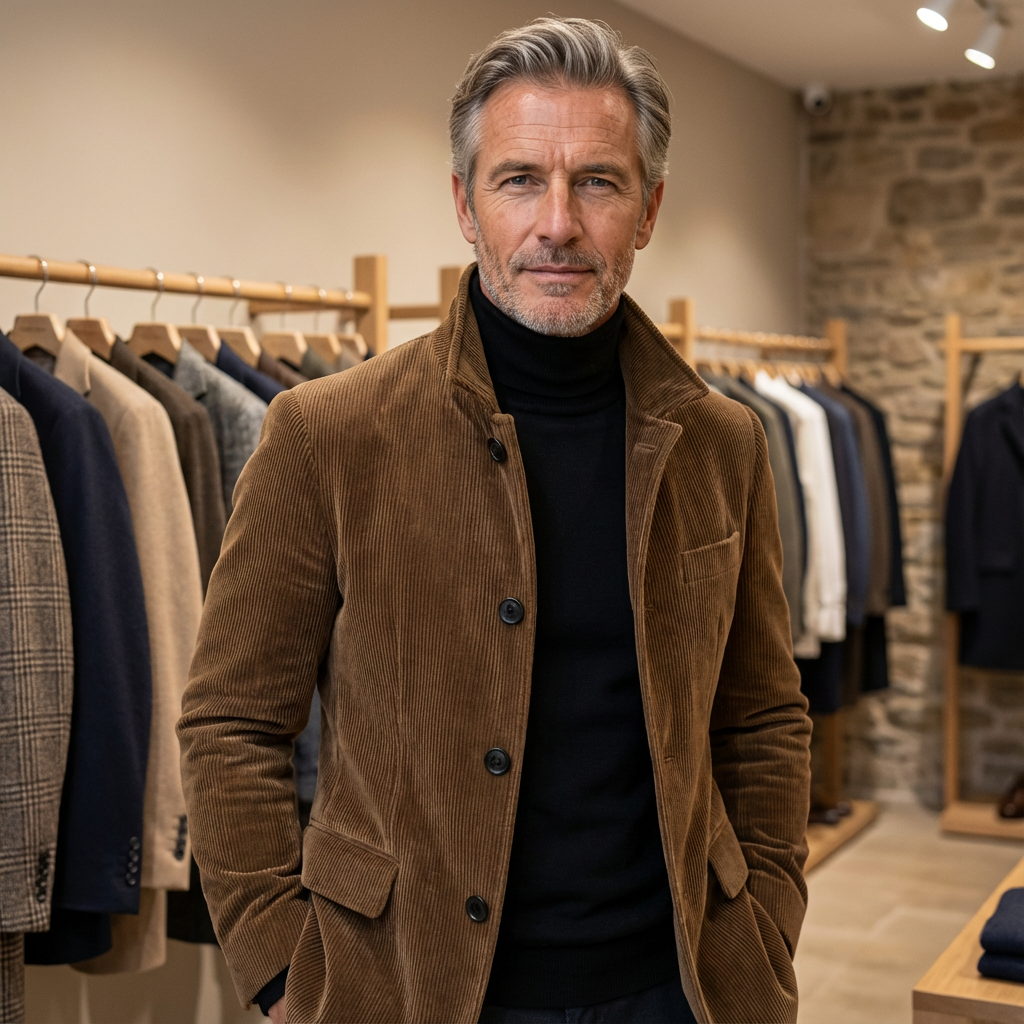 Casual vintage-inspired jacket for men | Casper -2