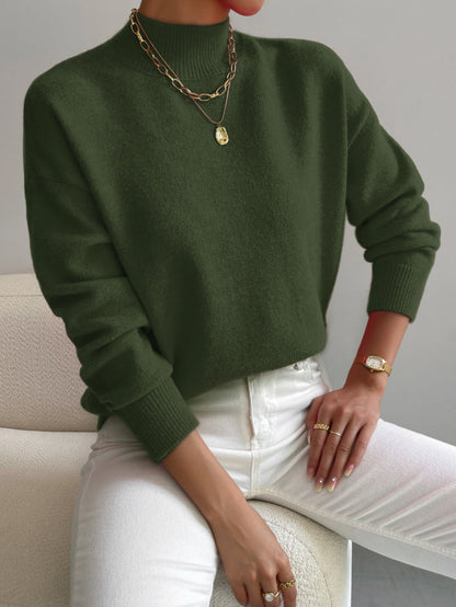Soft cosy cashmere-blend jumper for women | Monaco -21
