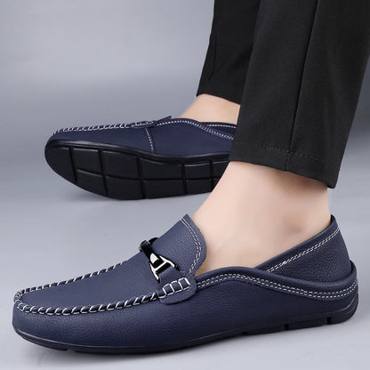 Classic genuine leather loafers for men | Melver -9