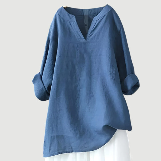 Everyday relaxed longline tunic top for women | Elise -1